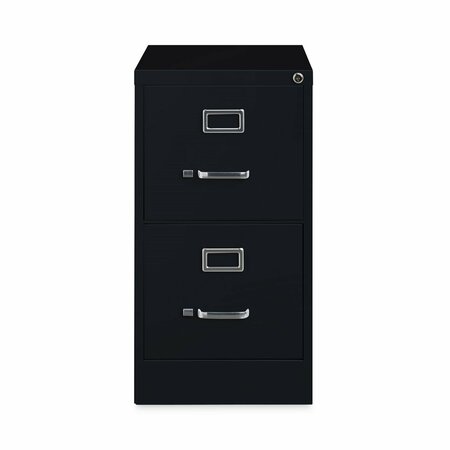 Hirsh Industries 15 in W 2 Drawer File Cabinets, Black, Letter HVF152229BL